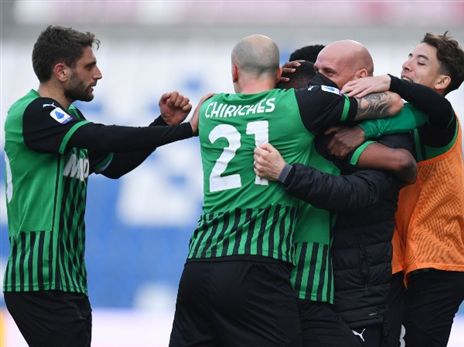 ססואולו חוגגת ניצחון דרמטי (Getty)