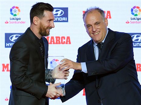 טבאס ומסי. בליגה לא מתכוונים לעשות הנחות (Getty)