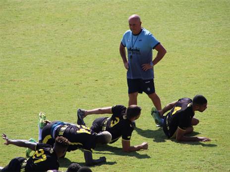 לם. אימון בכורה (צילום: מכבי נתניה, פייסבוק רשמי)