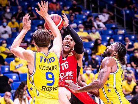 הפועל חיפה - 37 נק' אחרי שלושה רבעים (צילום: עודד קרני)