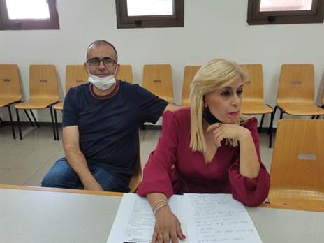 (נציגי הפועל ת"א, ניסנוב ופרידמן)