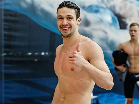 שיאן ישראלי חדש. גל כהן גרומי (צילום: גיא יחיאלי, באדיבות איגוד השחייה)