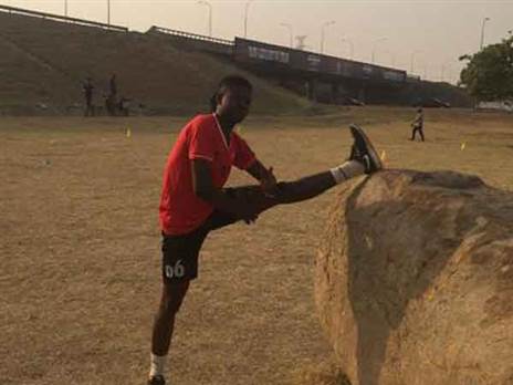 מתאמן לבד, בתקווה למצוא קבוצה (צילום פרטי)