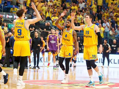 נראו טוב במשחק הראשון. שחקני מכבי (אלן שיבר)