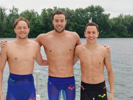 הישג יפה לישראלים בבלגרד (איגוד השחייה)