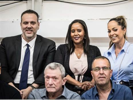 בר דוד לצד ח''כ פנינה תמנו שטה, ושר הספורט מיקי זוהר (קרדיט: עודד קרני)