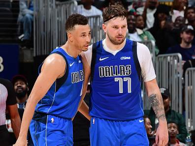 אקסום עם לוקה. נולד מחדש אחרי היורוליג (Getty)