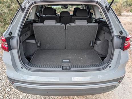 תא מטען שגדל ב-56 ליטר הפך אותו לשימושי גם כשהקודיאק בתפוסה מלאה