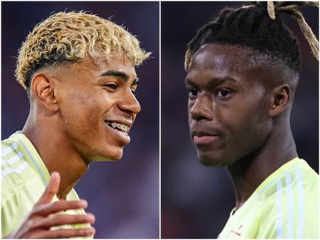 לאמין ימאל וניקו וויליאמס. רומז על רכש? (GETTY)