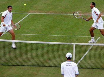 רם וארליך. מתחממים לקראת ווימבלדון (gettyimages)