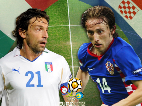 מודריץ' מול פירלו (GETTYIMAGES)