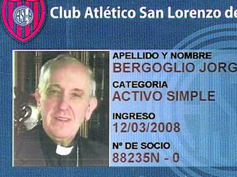 האוהד חורחה ברגוליו, הפך לפרנציסקוס