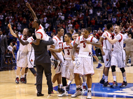 ימשיכו לחגוג גם אחרי הפיינל פור? שחקני לואיוויל (gettyimages)
