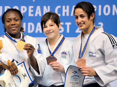 שמרה על מעמדה בצמרת האירופית. ירדן ג'רבי על הפודיום (gettyimages)