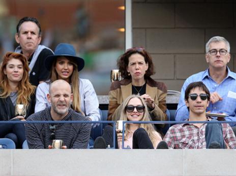 הרבה מפורסמים ביציע (gettyimages)