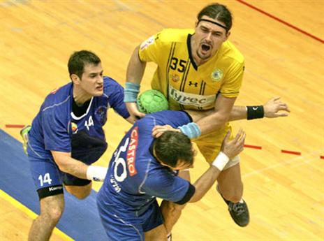 אס"ר תצליח לעצור את מכבי? (צילום: דוד פליגל, איגוד הכדוריד)