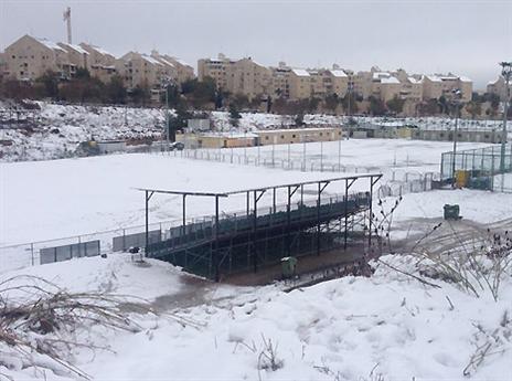 כך נראה היום המגרש בבית וגן
