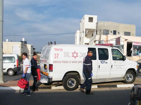 כוחות מד"א שהגיעו לזירת האירוע (דאבל פס)