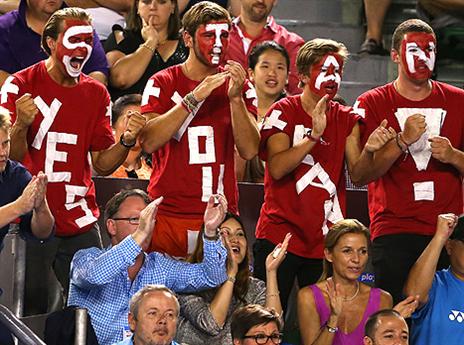 הקהל המקומי דווקא בחר לתמוך בוואוורינקה (GETTYIMAGES)