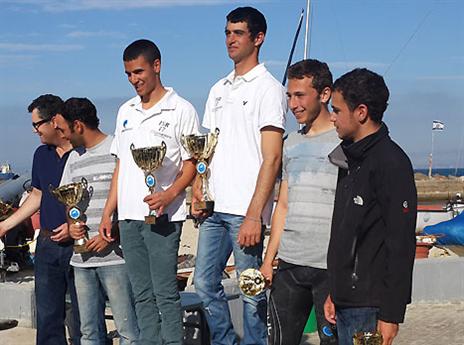 האם אחד מהצמדים האלה יגיע לריו? הפודיום בחיפה (צילום: צביקה הנדלר)