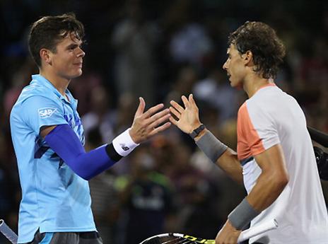 ראוניץ', גרם לנדאל להזיע (GETTYIMAGES)