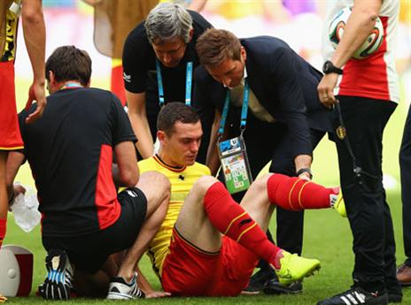 לוורמאלן כואב בחימום, כואב מאוד. 30 דקות הוא החזיק (gettyimages)