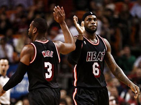 יש סכסוך בצמרת? לברון עם ווייד (gettyimages)