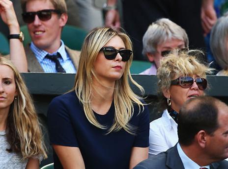 בן הזוג לא גרם לה לחייך. שראפובה (gettyimages)