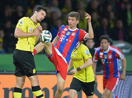 מולר והומלס, על המגרש הם לא יהיו חברים (GETTYIMAGES)