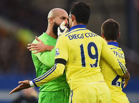 והיה גם בלאגן, כרגיל כשדייגו קוסטה בשטח... (gettyimages)