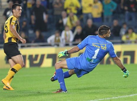 בית"ר כבר הובילה משער של קוראץ'. (צילום: דני מרון)