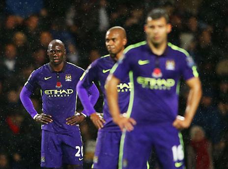 שחקני סיטי, צריכים הרבה מזל כדי להדביק את הפער (GETTYIMAGES)