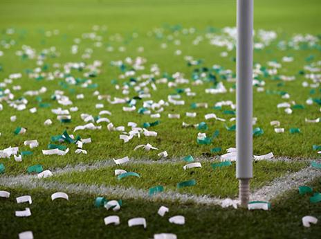 חגיגה בירוק ולבן (getty)