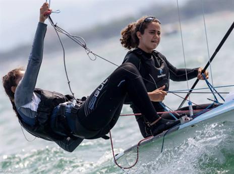 הדרך לריו עוברת בחיפה. נויה בר עם ורימון שושן (איגוד השייט)