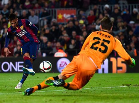 ניימאר כבש את הראשון (gettyimages)