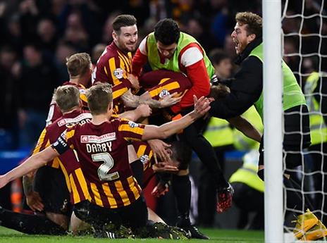 שחקני בראדפורד בטירוף  (Getty)