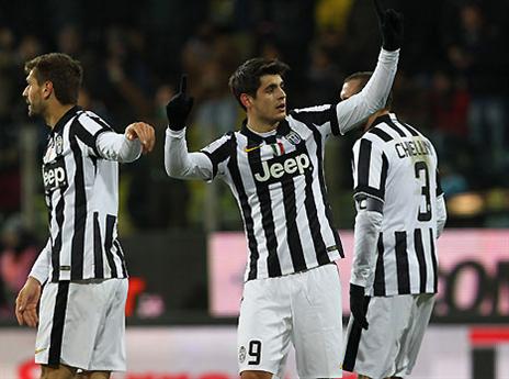 מוראטה העלה את יובנטוס לחצי הגמר (gettyimages)