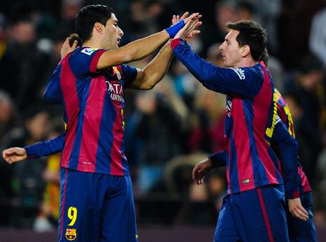 מסי וסוארס. בדרך לגמר (gettyimages)