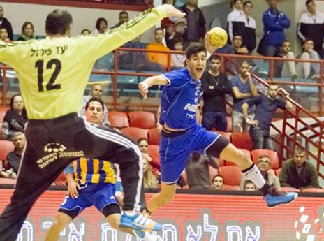 קורדובה. משחק גדול שלו (צילום: יועד כהן, איגוד הכדוריד)