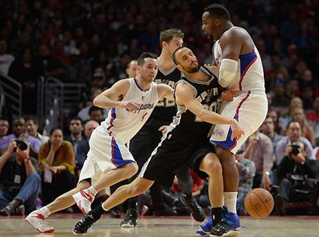 אין מעבר! הקליפרס לא נתנו לספרס לעבור (gettyimages)