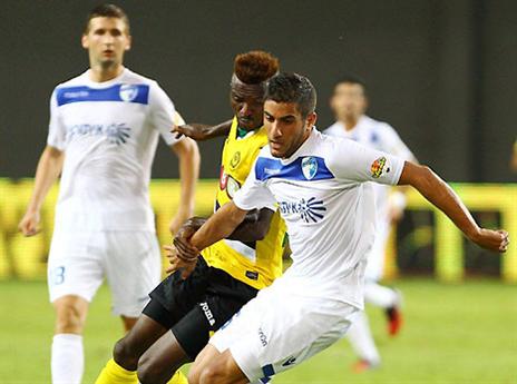 בשנה הבאה ביחד? קאיודה מול דילמוני (צילום: עודד קרני)