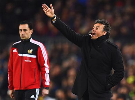 התקרב לתואר ראשון כמאמן. לואיס אנריקה (GETTYIMAGES)