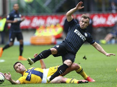 שאקירי, עוד נפילה לאינטר (gettyimages)