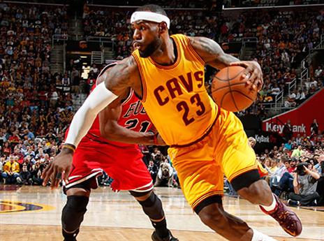 ג'יימס. מגן הזיעה חזר, וגם היכולת (getty)