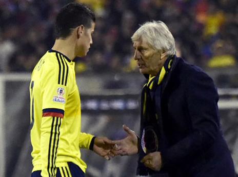 פקרמן וחאמס. ניצחון חשוב לקולומביה (AFP)