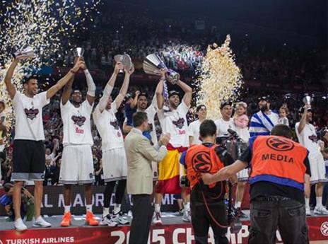 תניף גם במפעל החדש? אלופת היורוליג, ריאל מדריד (gettyimages)