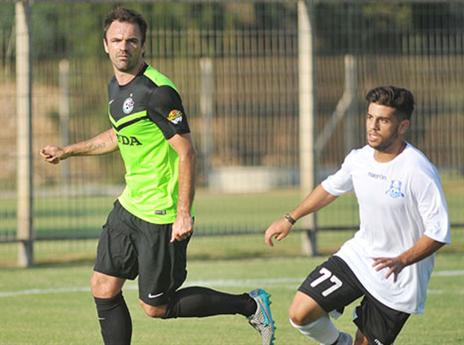 דרינצ'יץ'. הפעם חיפה הוציאה רק תיקו (צילום: אתר רשמי מכבי חיפה)