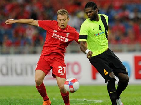 "רונאלדיניו" ולוקאס לייבה (Gettyimages)