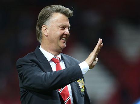 הזיע הרבה במהלך המשחק, בסוף הוא היה מרוצה. ואן חאל (gettyimages)