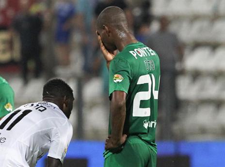 פלט. החלוץ ההולנדי יפתח בהרכב (צילום: דני מרון)